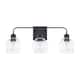 Option Matte Black/ Clear Glass