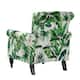 HULALA HOME Nailhead Trim Traditional Accent Armchair with Rolled Arms