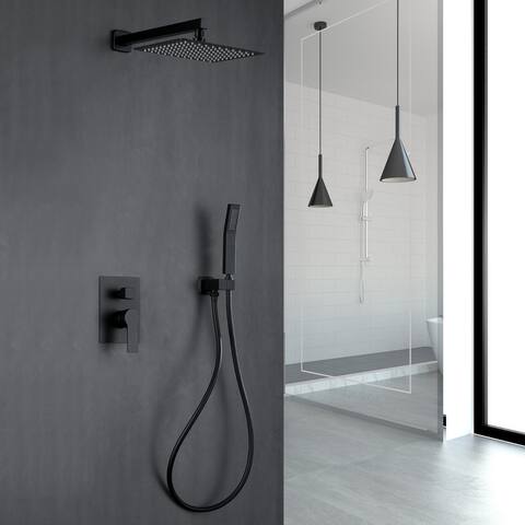 Rainfall Shower System With 10 Inches Rainfall Shower Head