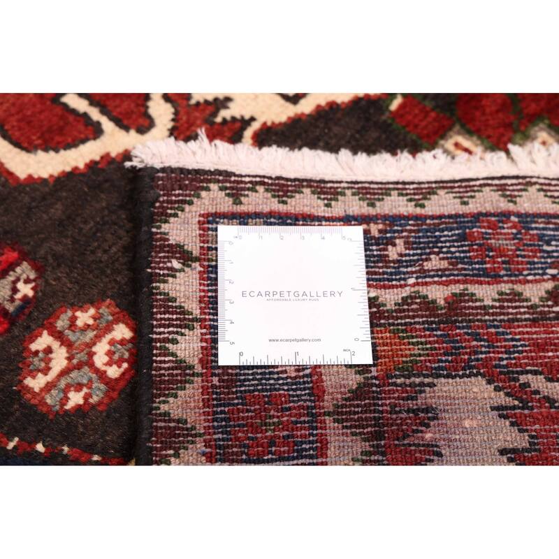 ECARPETGALLERY Hand-knotted Anadol Dark Red Wool Rug - 3'3 x 5'11