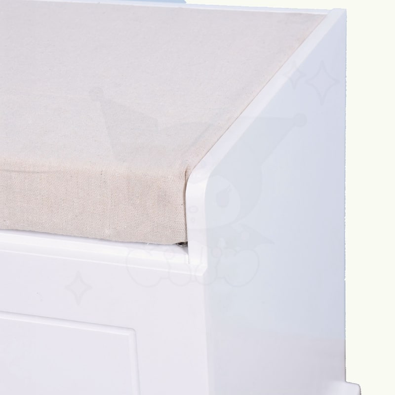 Wooden Entryway Shoe Cabinet with 2 Drawers and 2 Doors
