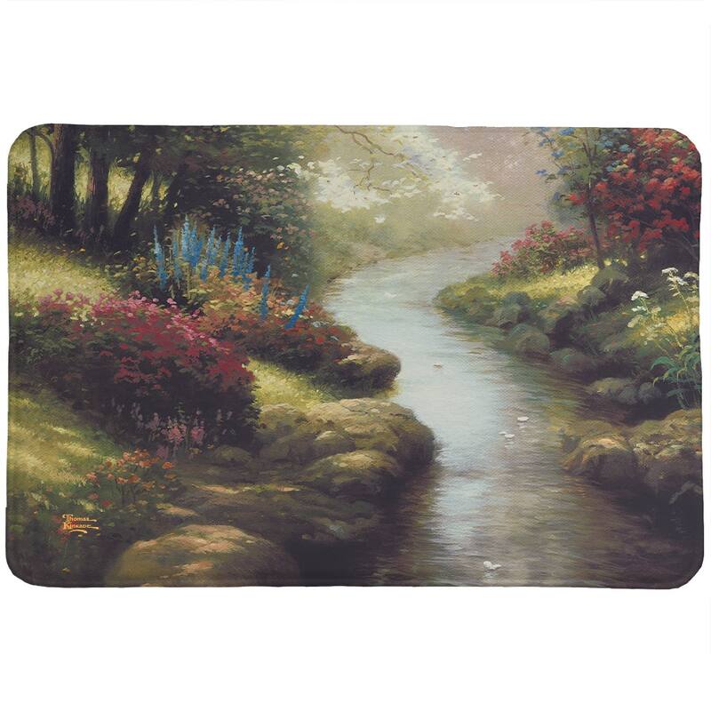 Thomas Kinkade Petals of Hope Memory Foam Rug by Laural Home