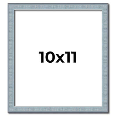 10x11 Frame Rustic Sky Blue Solid Wood Picture Frame | 0.75 Inch