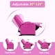 preview thumbnail 9 of 71, MCombo Big Kids Recliner Chair for Toddler Boys and Girls Faux Leather - 28.3"(L)x26.4"(W)x34.2"(H)