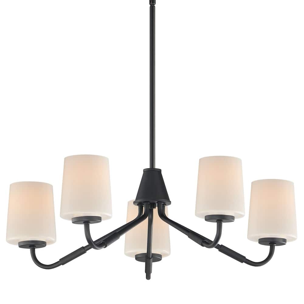 Maxim 12696WT Durham 5 Light 26" Wide Chandelier