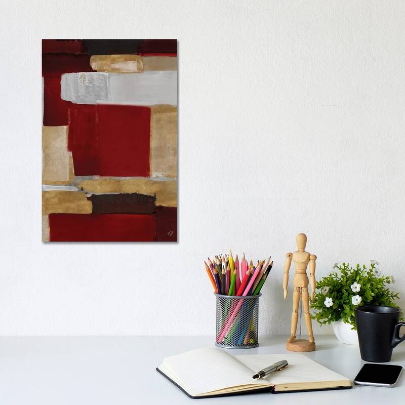 iCanvas "Red and Gold Light I" by Lanie Loreth Canvas Print - 12x8x0.75