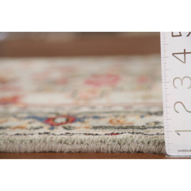 Geometric Kazak Area Rug Handmade Wool Carpet - 3'0"x 5'0"