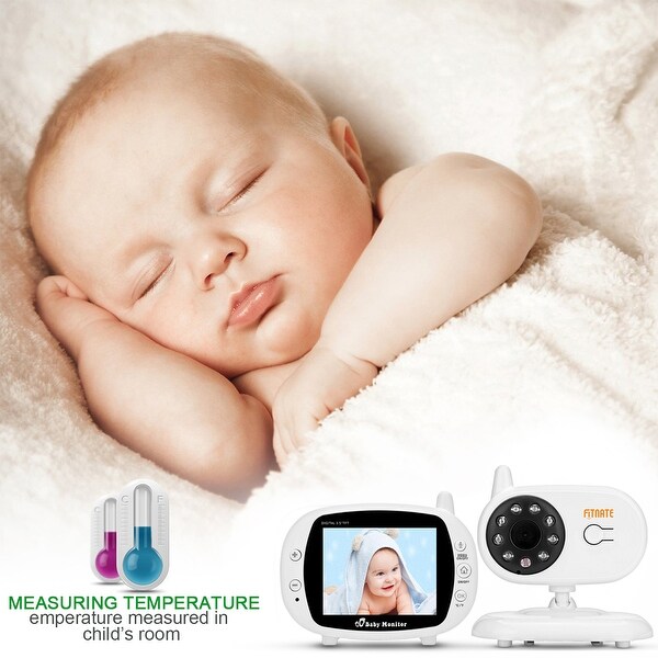 2 room audio baby monitor