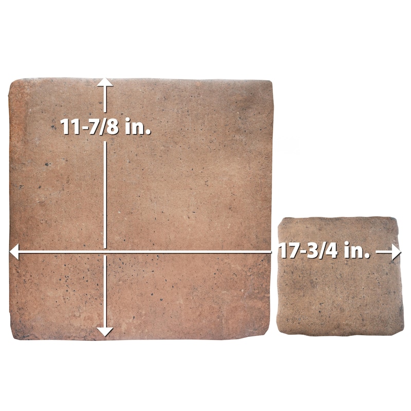 Merola Tile Benisa Marelle Cotto with Cotto Taco 11-7/8" x 17-3/4" Porcelain Floor and Wall Tile - Case (22 Tiles)
