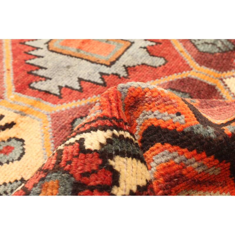ECARPETGALLERY Hand-knotted Antalya Vintage Red Wool Rug - 3'3 x 7'7