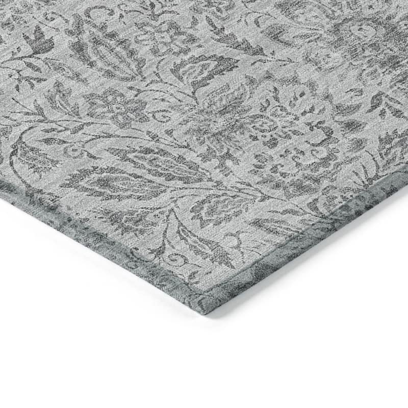 HomeRoots Floral Transitional Rectangle Outdoor Rug