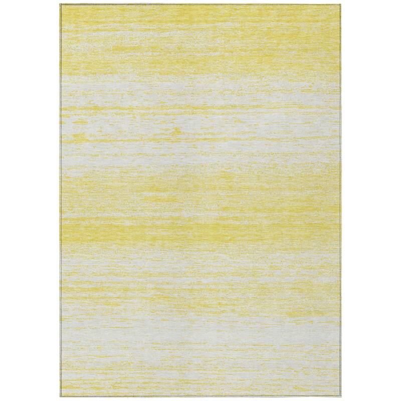 HomeRoots Striped Transitional Rectangle Outdoor Rug