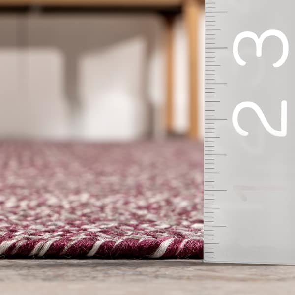 dimension image slide 0 of 8, Nuloom Wynn Braided Indoor/Outdoor Area Rug