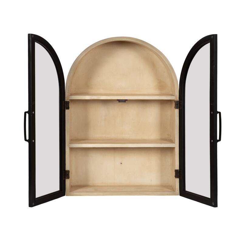 Kate and Laurel Arcott Arch Wall Cabinet