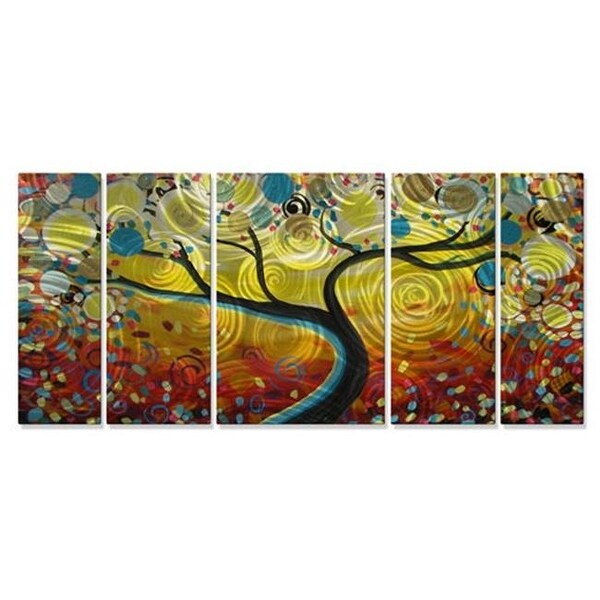 Sunny Swirl Tree Metal Wall Decor Multicolored Large Free Sunny Swirl Tree Metal Wall Decor Multicolored Large