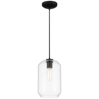 Access Lighting Clarity Tall LED Pendant - Black Finish