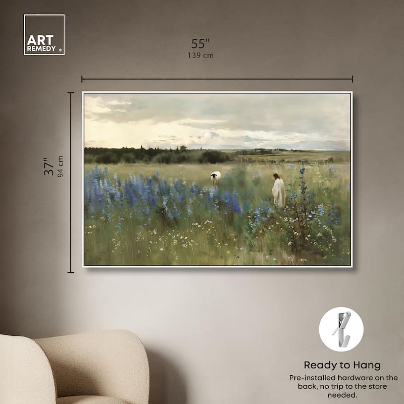 Path of the Shepherd Canvas by Art Remedy