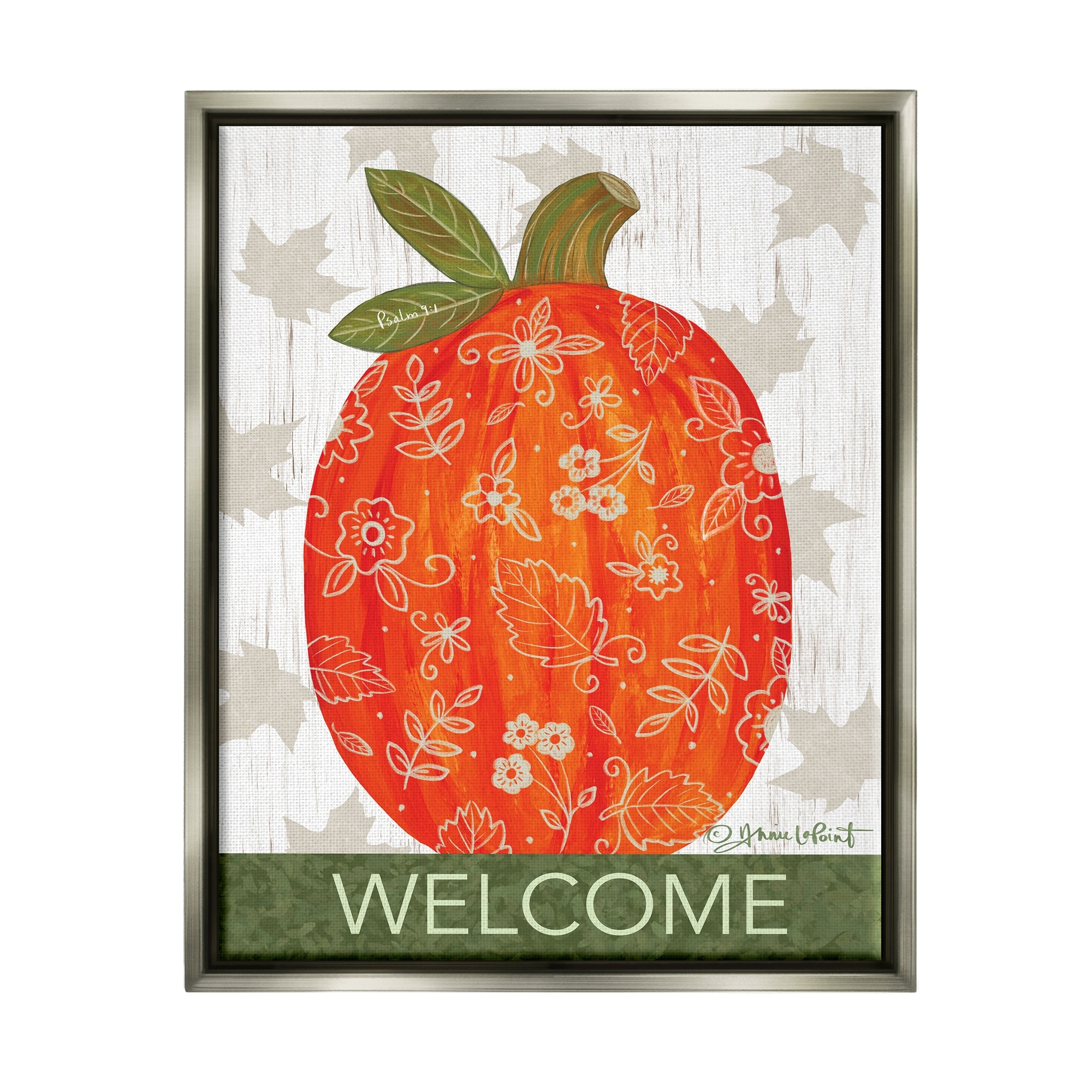https://ak1.ostkcdn.com/images/products/is/images/direct/f63da4277e35acb7de04e72acd2fac397349240e/Stupell-Industries-Patterned-Autumn-Botanicals-Pumpkin-Welcome-Sign-Floater-Frame%2C-Design-by-Annie-LaPoint.jpg