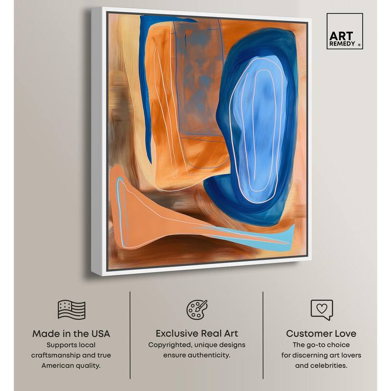 An Abstract Oil I Canvas by Art Remedy