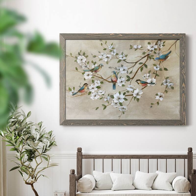 Birds of a Feather-Premium Framed Canvas - Ready to Hang