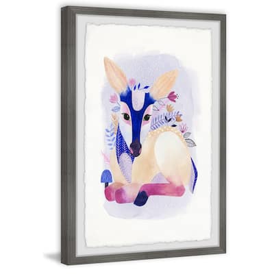 Enchanting Forester IV Framed Wall Art, Elegant Home Touch - Sophisticated Artwork for Refined Décor