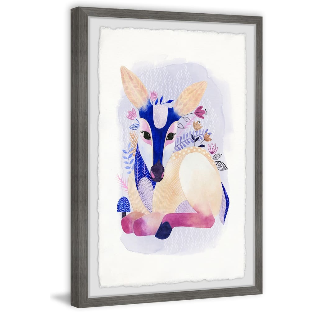 Enchanting Forester IV Framed Wall Art, Elegant Home Touch - Sophisticated Artwork for Refined Décor