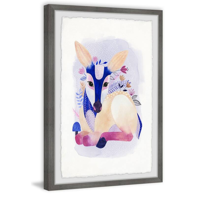 Enchanting Forester IV Framed Wall Art, Elegant Home Touch - Sophisticated Artwork for Refined Décor