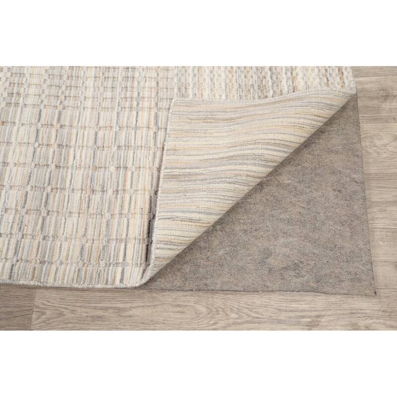 Geometric Modern Moroccan Oriental Wool Area Rug Hand-knotted - 4'8" x 7'7"