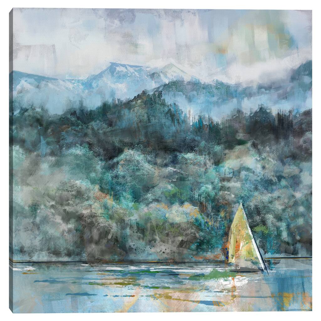 Mountain Sail by Studio Arts Canvas Art Print