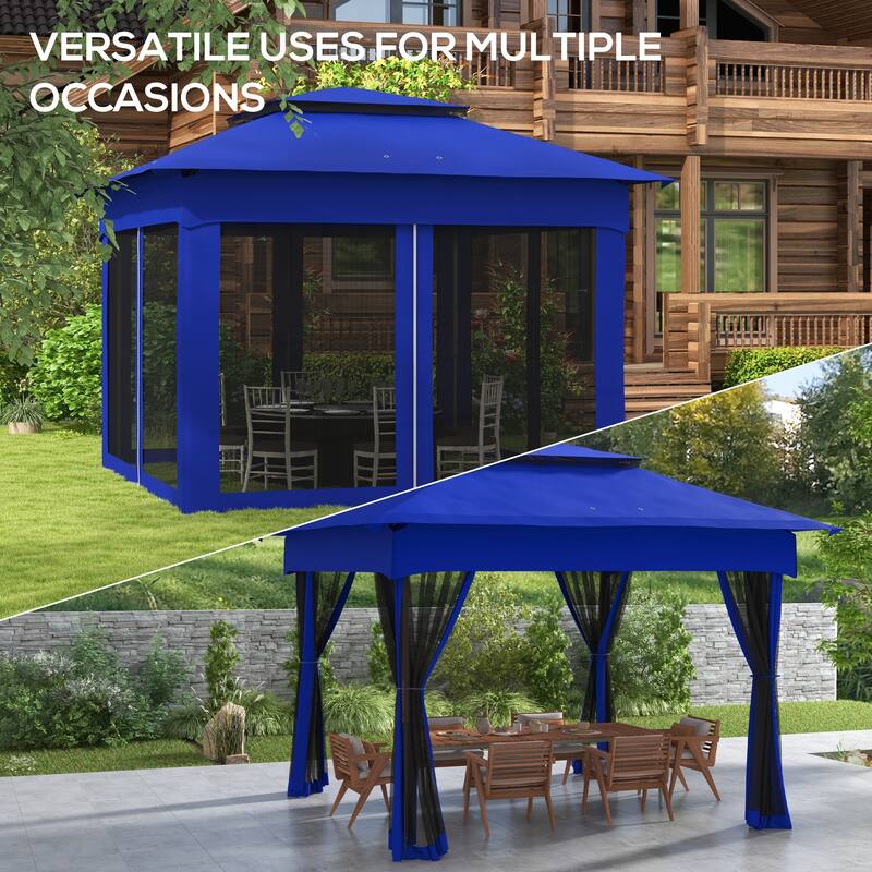 Outsunny 11' x 11' Pop Up Canopy