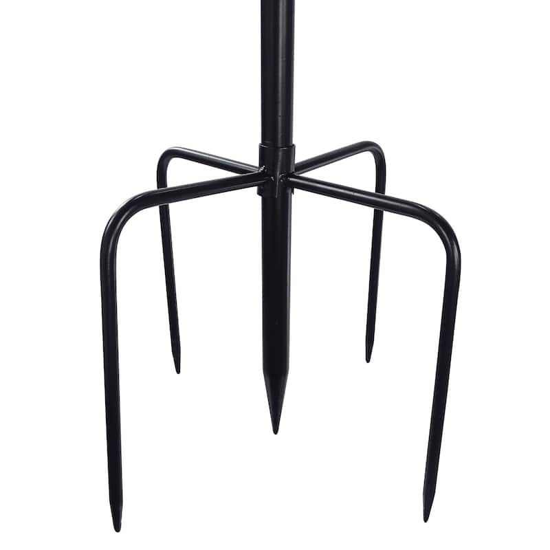 Bronze Sunflower Wind Spinner Stake