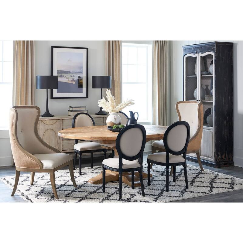 Manor House 60" Reclaimed Elm Dining Table, Brown