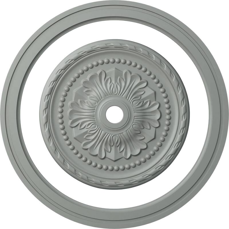 47 1/2"OD x 39 1/4"ID Ceiling Ring with 31 1/2"OD Ceiling Medallion Palmetto Light Accent Kit - 47 1/2"OD x 39 1/4"ID