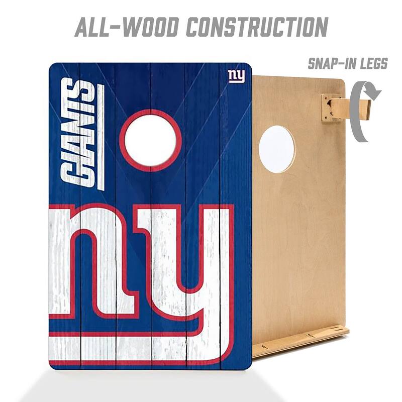 New York Giants NFL Tailgate Cornhole Board Set