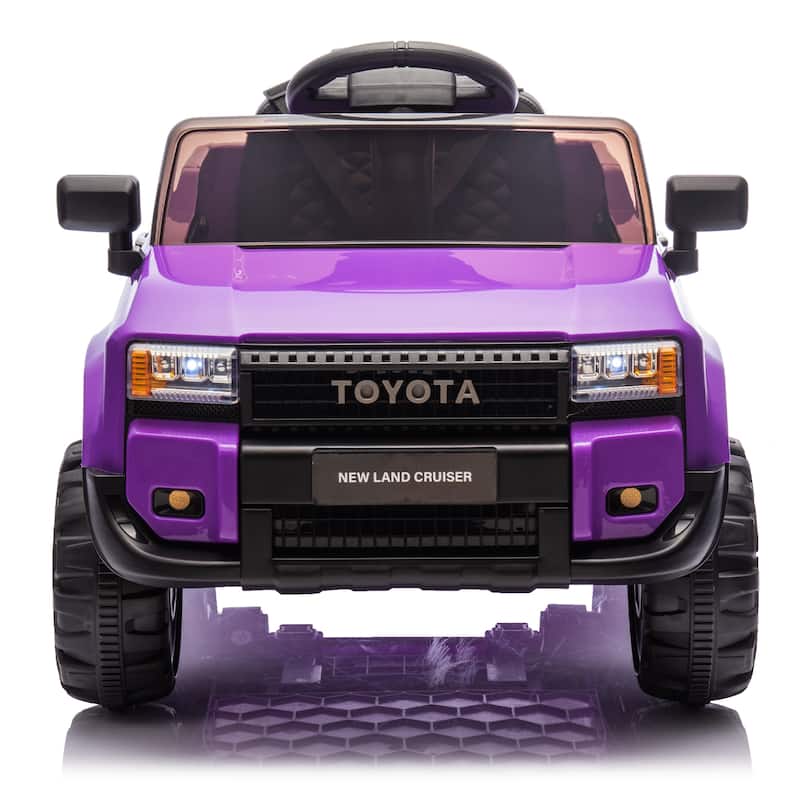12V Kids Ride On Car W/Parents Control,Licensed Toyota LC250 2024,Four-wheel suspension,Adjustable volume,For Kids Aged 2-4