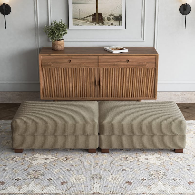 Modern Sofa Ottoman Foot Rest Stool for Living Room