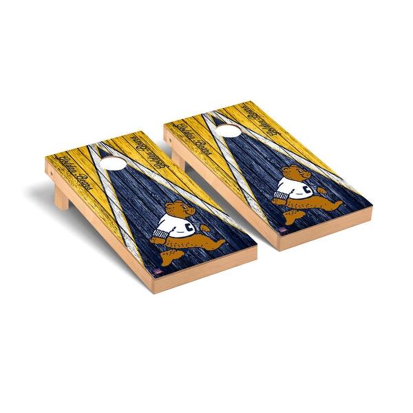 slide 2 of 5, College Vault California-Berkeley Golden Bears Triangle Cornhole Board Set