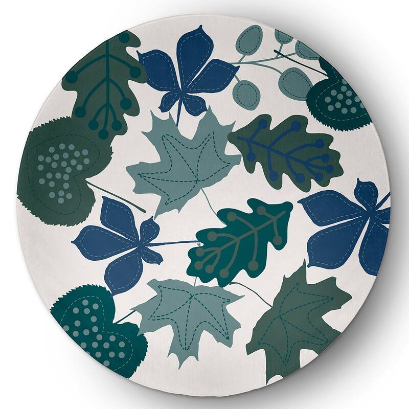 Fall Leaves Fall Design Chenille Area Rug
