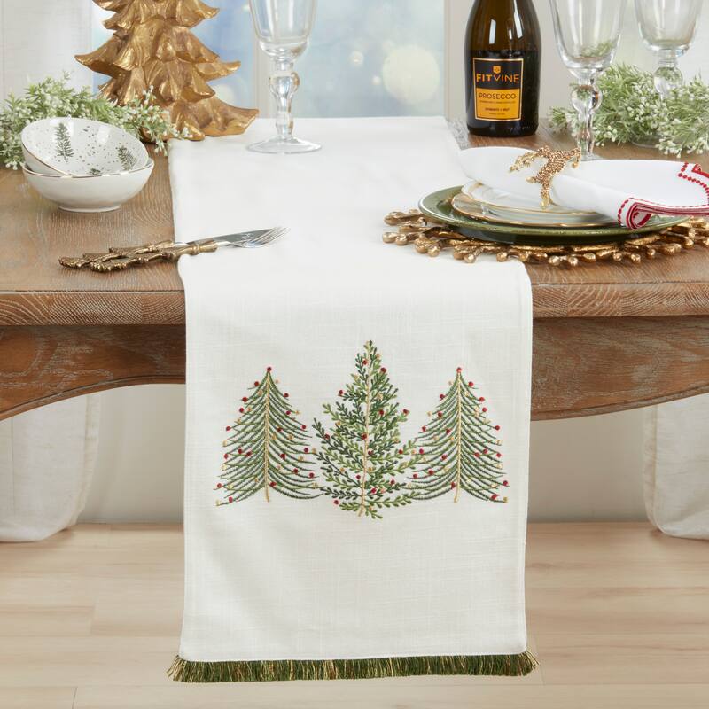 Christmas Trees Table Runner - 13"x72"