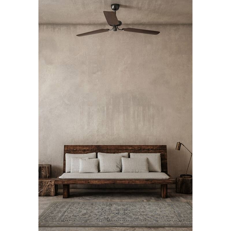 ECARPETGALLERY Hand Loomed Elysian Light Grey Viscose, Wool Rug - 6'8 x 10'0