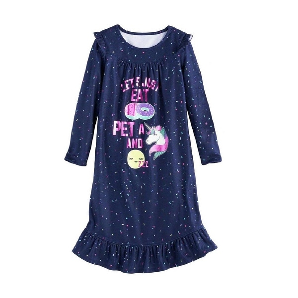 long fleece nightgown