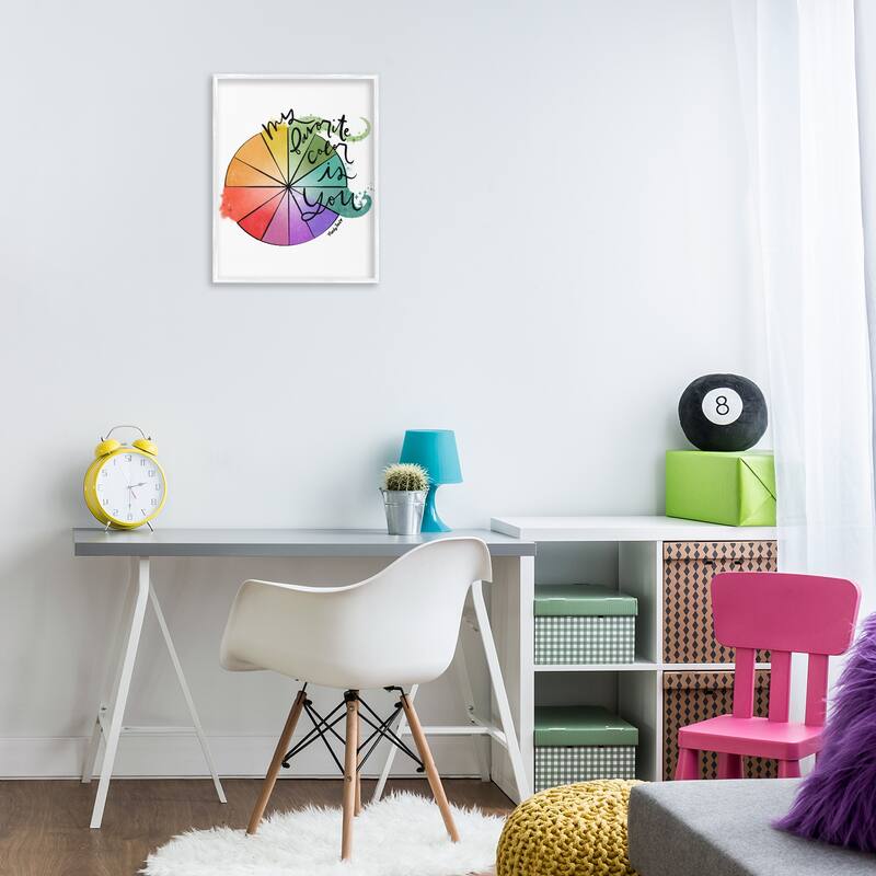 Stupell Favorite Color Is You Framed Giclee Art Design By Mandy Ford Art + Illustration