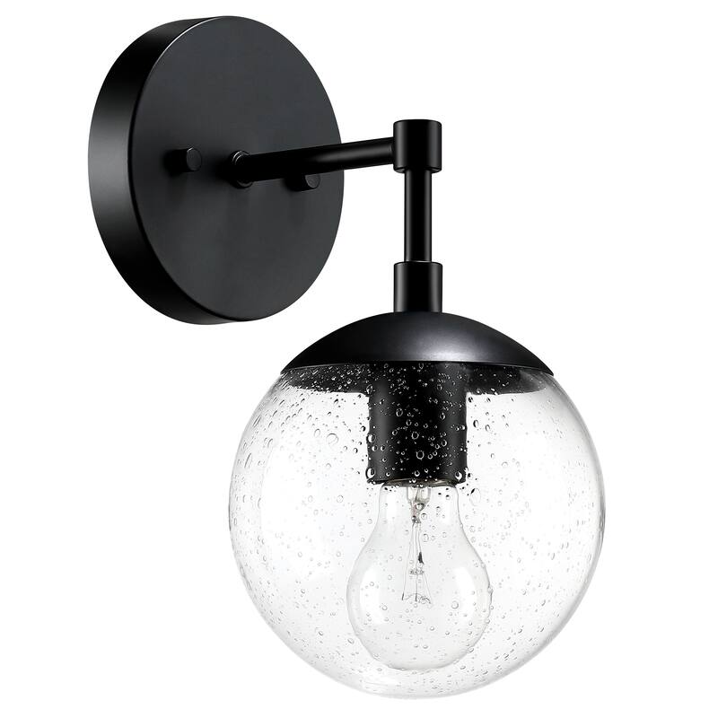 Gracelyn Modern Indoor Dimmable 1-Light Wall Light - Matte Black