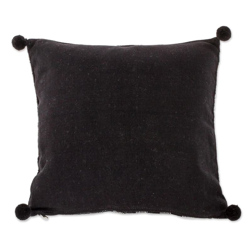 Novica Handmade Mesmerized Cotton Cushion Cover