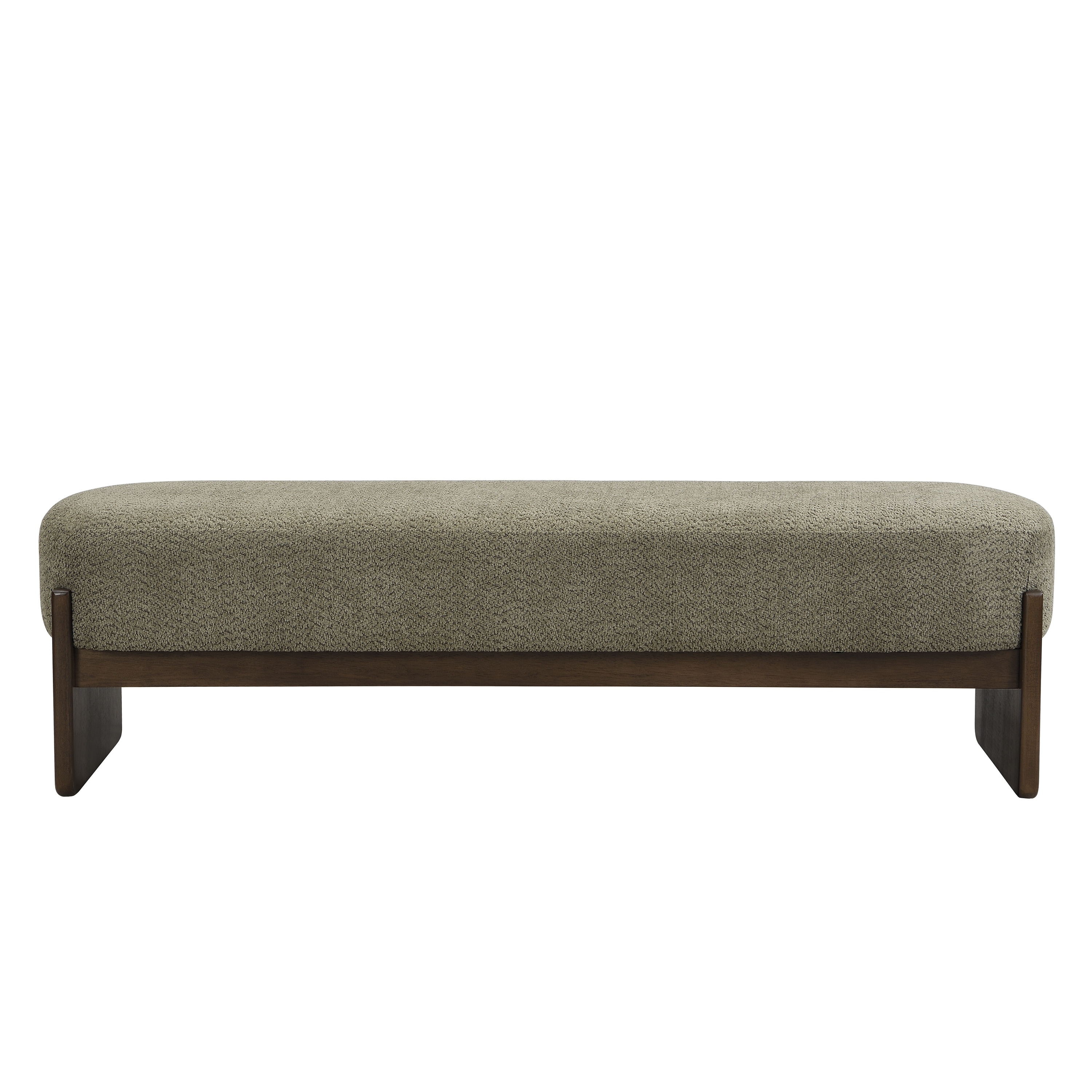 Christopher Knight Home - Gazena Large Ottoman Bench with Rubberwood Base - 64" W x 18.5" D x 18.5" H