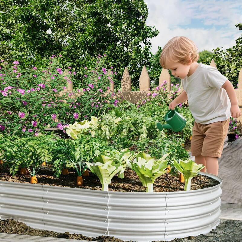Raised Garden Bed Kit for Outdoor for Vegetables - 8x4x1ft