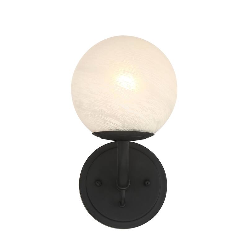 Minka Lavery 3791 Whitehall 11" Tall Bathroom Sconce with Etched Glass