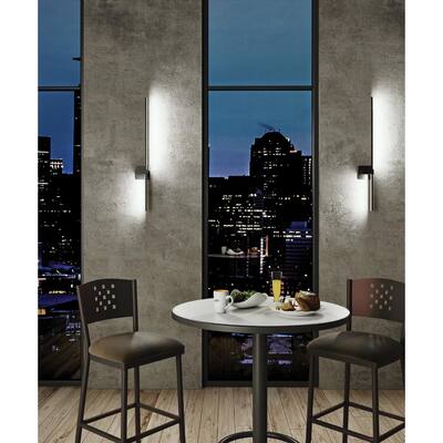 DALS Lighting Indoor Outdoor Sleek LED Wall Sconce