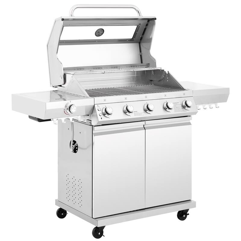 Royal Gourmet Deluxe Stainless Steel 5-Burner Gas Grill