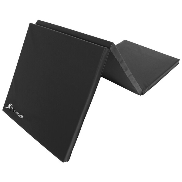 Prosource Fit Tri Fold Folding Thick Exercise Mat 6 x2 with Handles Bed Bath Beyond 23596524